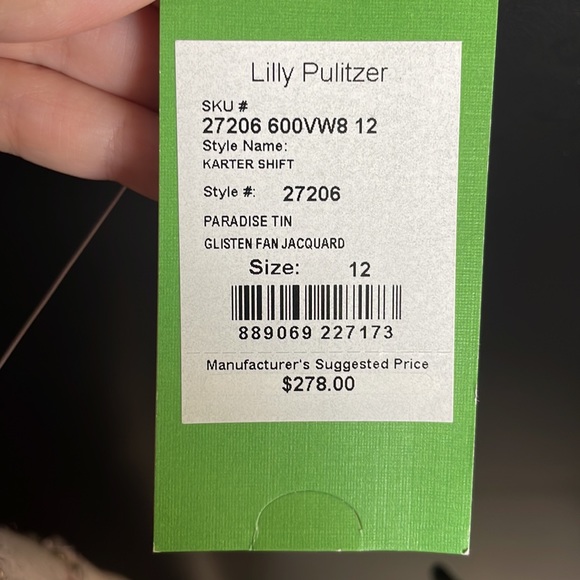 NWT Lilly Pulitzer Karter Shift Dress Size 12 - Picture 5 of 5